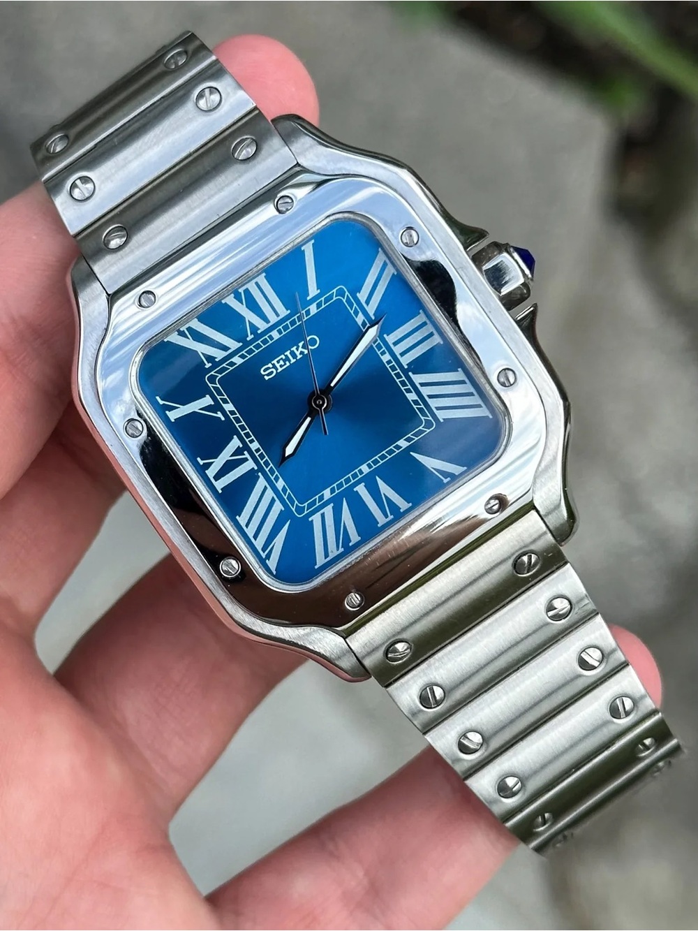 Seiko Mod: Blue Santos